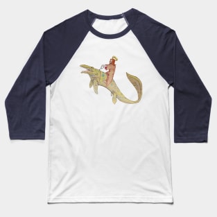 Jesus Christ, The Real Lizard King Baseball T-Shirt